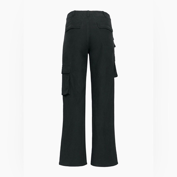 Aritzia Wilfred Free Picture Cargo Pants Black Noir Size 4 Women’s baggy look - Picture 2 of 9